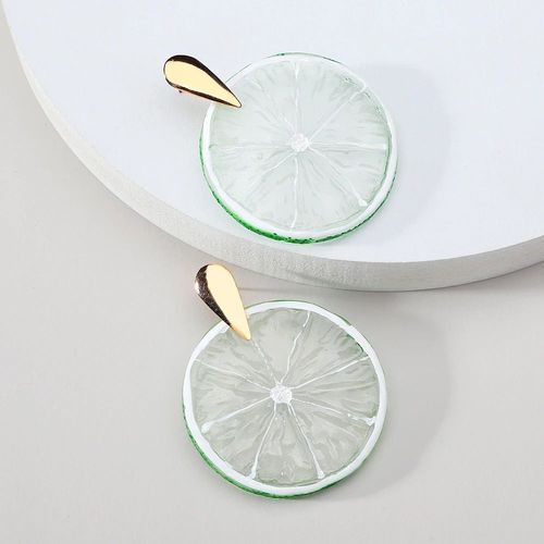 Boucles D'oreilles Pendantes En Acrylique Pour Femmes,Fruits Et Citron,Pitaya Harvey,Grandes Boucles D'oreilles,Charme De Luxe,Bijoux D'été Particuliers Élégants,Tendance De La Mode