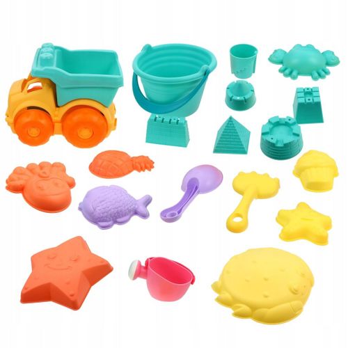 Ensemble De 19 Jouets De Sable Pour Enfants