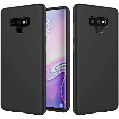 Samsung Galaxy Note 9 Coque Ultra Mince Liquide Pour Gel Doux Microfibre De Caoutchouc Rayure Protecteur Cas(Noir)