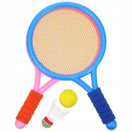 Jouet de Raquette de Tennis/Badminton,Jouet Raquette,Ensemble Badminton  pour Enfants,Set de Badminton Portable,Enfants EntraîNement Loisirs Jeux