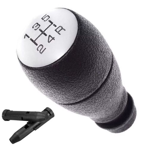 M+ Ra2903004 : Manchon Adaptateur Et Pommeau De Levier De Vitesse Chrome Pour Véhicules Citroën Berlingo, C2, C3 & Peugeot 206, 207..