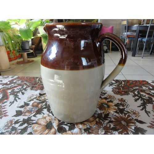 Pichet En Grès De 2 Pintes, "2 L 200 ", Pearson Of Shesterfield, Fabriqué Au R.U