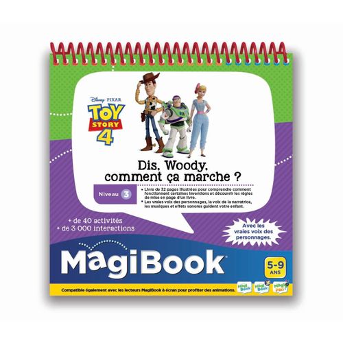 Vtech Magibook - Toy Story 4 - Dis Woody, Comment Ca Marche?