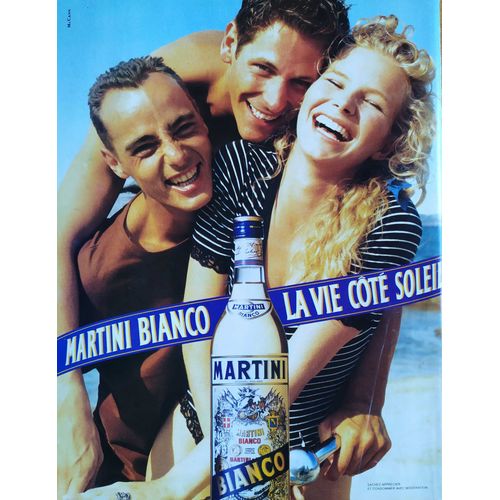 Publicité Papier - Apéritif Martini De 1990