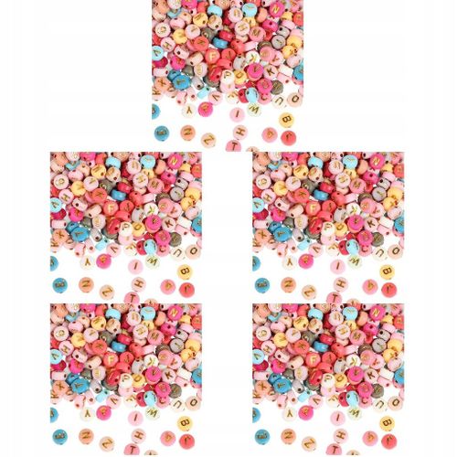 5 Paquets De Perles Alphabet Bricolage Alphabet Bricolage