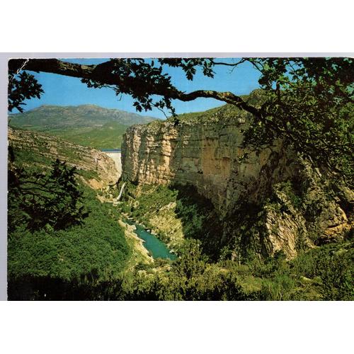 Carte Postale Du Barrage De Castillon (Alpes De Haute-Provence) Installation Hydro-Électrique Sur Le Verdon