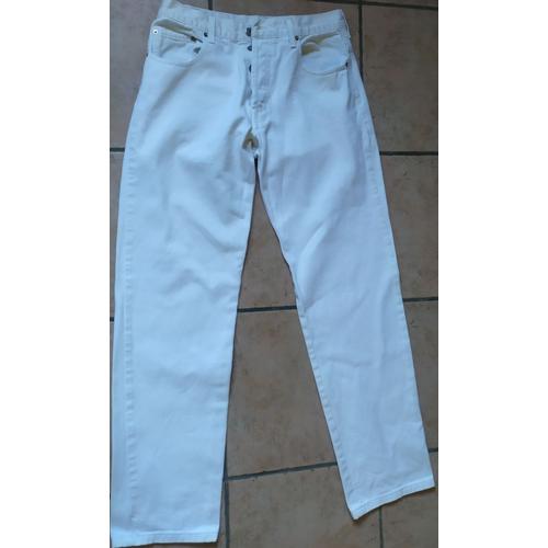 Pantalon Blanc Denim Lee Cooper Pour Homme Taille 40