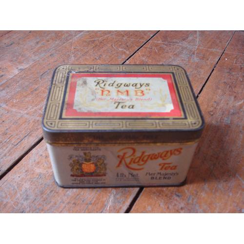 Ancienne Boite Tole Ridgways Tea,Vintage