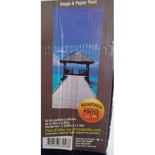 Grande décoration pour porte papier à encoller