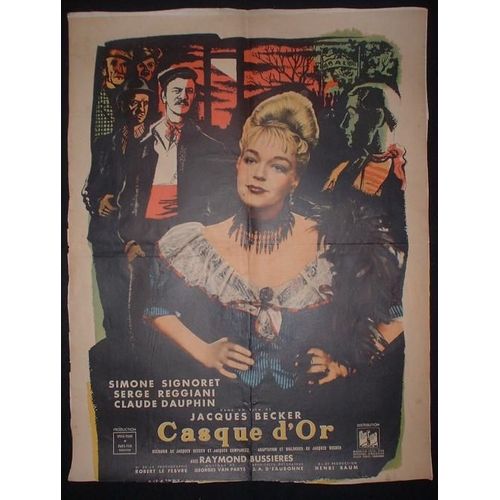 Casque D'or - Film 1952 Réalisé Par Jacques Becker Avec Simone Signoret , Serge Reggiani - Affiche De Cinéma Originale Française - 78x58 Cm French Movie Poster