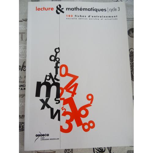 Lecture Et Mathématique Cycle 3