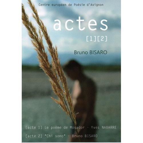 Carte Postale Festival Off Avignon 2015 : Actes [1] [2] - Bruno Bisaro