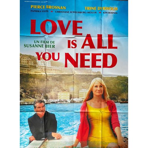 Love Is All You Need - Affiche Originale De Cinéma - Format 120x160 Cm - Un Film De Susanne Bier Avec Pierce Brosnan, Trine Dyrholm, Molly Blixt Egelind, Sebastian Jessen - Année 2012
