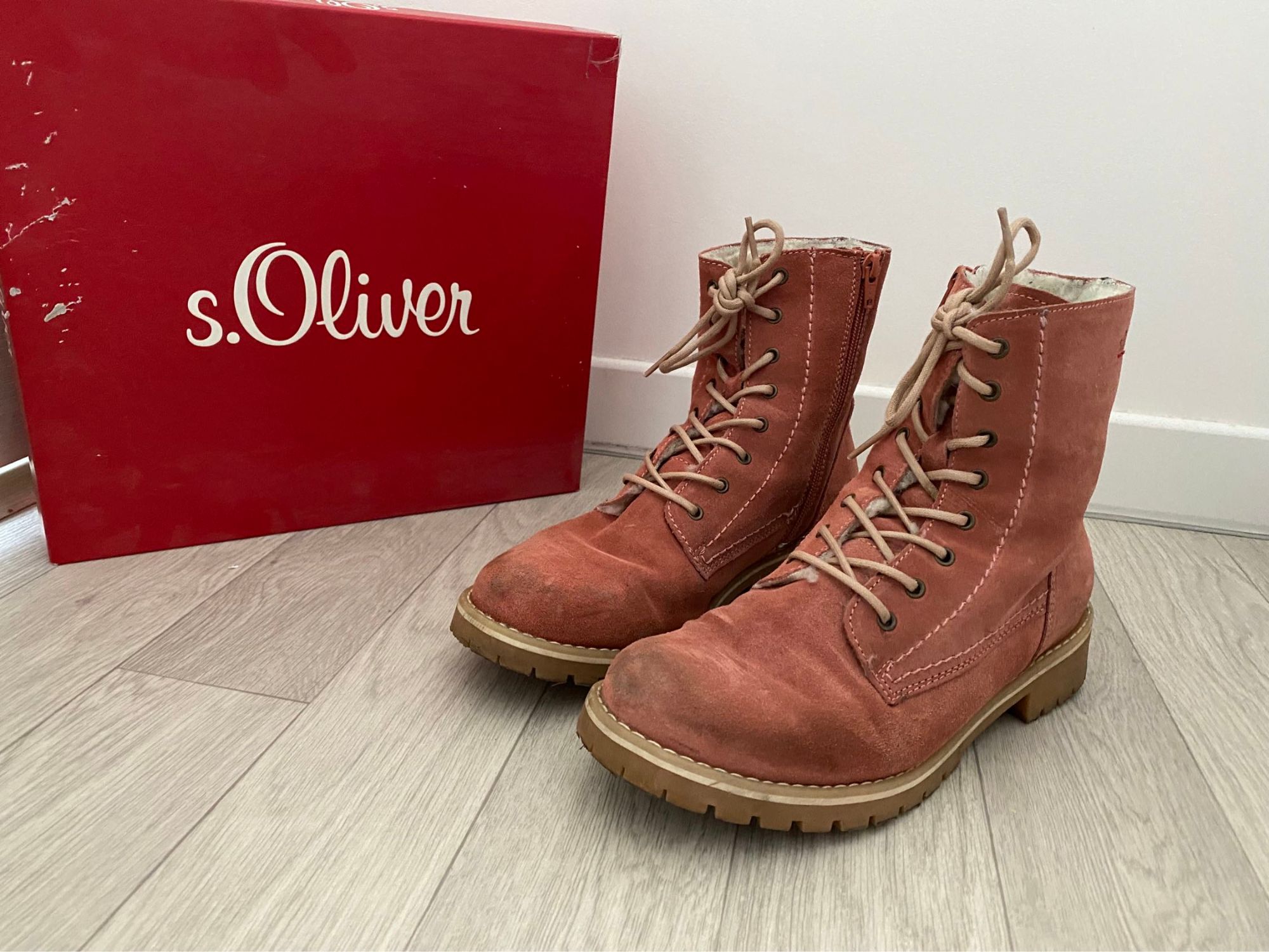 Bottines Fourrées Rose S.Oliver Taille 42