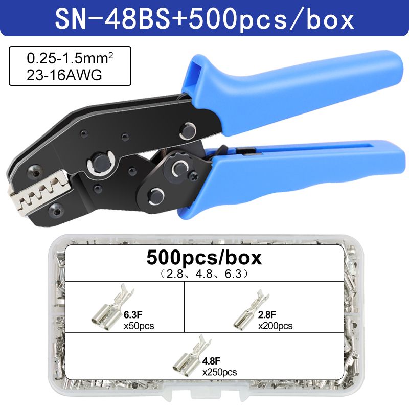 SN-48BS 500H - Jeu D'outils D'lectricien, Pince  Sertir Po...