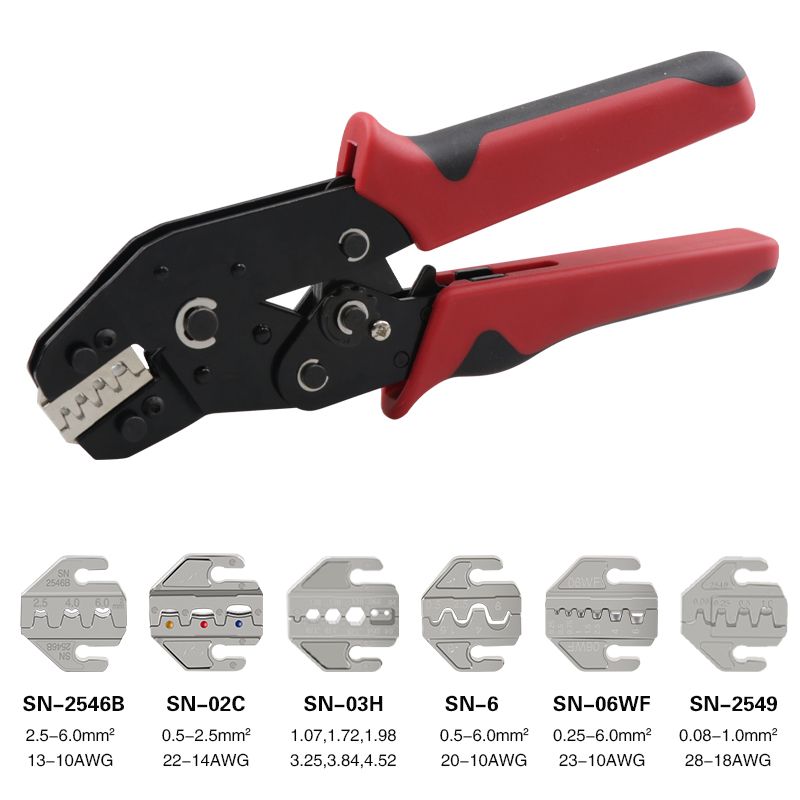 SN-06WF - Outils de sertissage SNX, terminaux  mchoires in... - 4