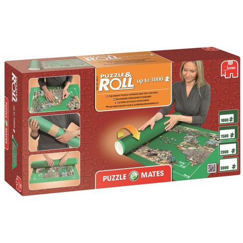 Jumbo - 17691 - Puzzle Mates Puzzle & Roll Up To 3000 Pce Puzzles - Puzzle Mates