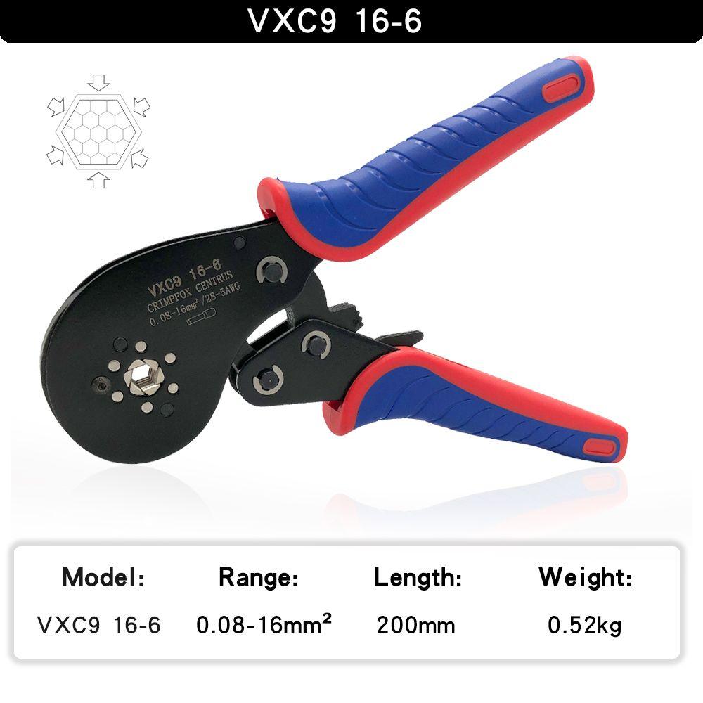 VX 16-6 RB - Pince à sertir les bornes tubulaires, outils à main