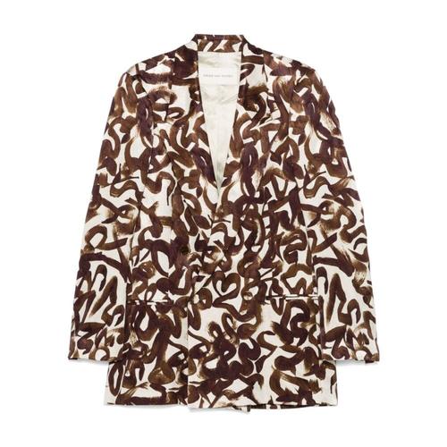 Dries Van Noten - Jackets > Blazers - Brown