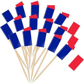 Lot De 100 Drapeaux Cure-dents Pour Fêtes Oktoberfest