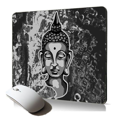 tapis de souris souple visage bouddha art zen yoga portrait ergonomique bouddhisme cadeau accessoire informatique image asie