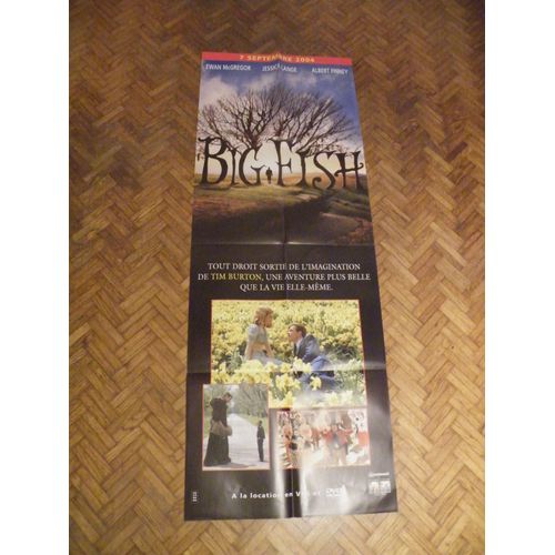 Big Fish Tim Burton *** Affiche Pantalon Cinema Film Video Club 160*60cm