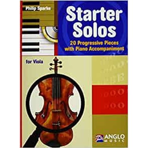 Philip Sparke Starter Solos. 20 Progressive Pieces For Viola With Piano Accompaniment