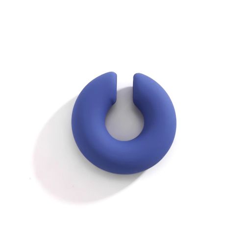 Purui-Réinitialisation D'oreille Lisse Géométrique Pour Femmes Et Filles,Boucles D'oreilles Simples En Forme De O,Faux Piercing Au Cartilage,Bijoux De Fête,Chim9 Couleurs,Ccb