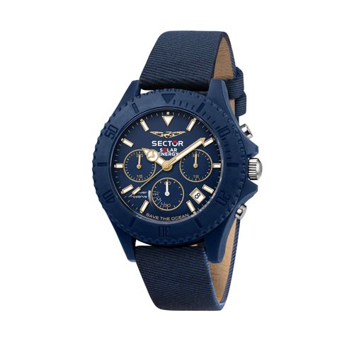 Montre Homme Sector Chrono Bracelet Acier Inoxydable Bleu Use71739001