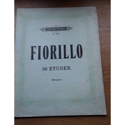 Fiorillo Édition Peters Numéro 283 Violon 