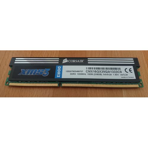 8GB PC RAM CORSAIR PC3 - 10666 DDR3 CORSAIR (CMX16GX3M2A1333C9)