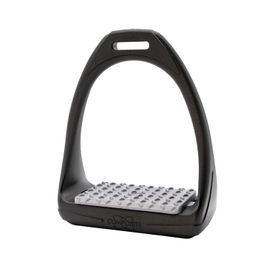 Compositi - Paire D'étriers Soft Reflex Noir/ Gris Pour Cavalier