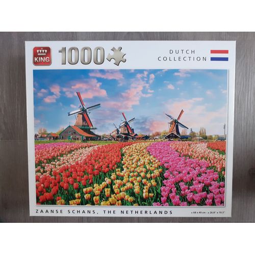 Puzzle King 1000 Pièces Tulipes Hollande