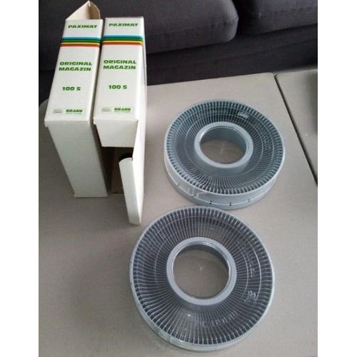 Boite de rangement circulaire pour diapositives PAXIMAT