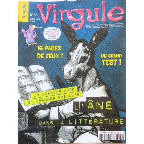 Virgule N° 65 : L'âne Dans La Littérature