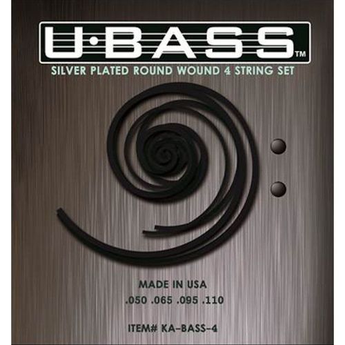 Kala Ka-Bass-4 - Jeu De Cordes U-Bass 4 Cordes Filé Rond