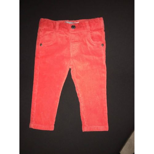 Pantalon Corail Velours Côtelé 9 Mois