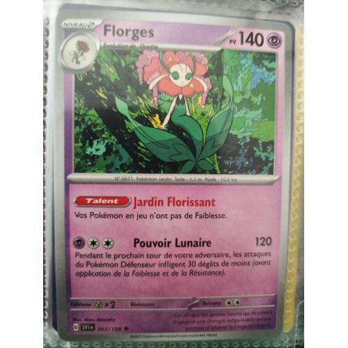 Peu Commune - Pokemon - Écarlate Et Violet De Base - Florges 93/198