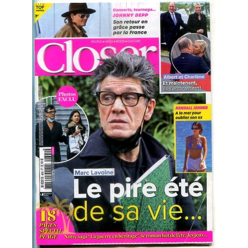 Closer - N°890 : Marc Lavoine - Le Pire Eté De Sa Vie ...