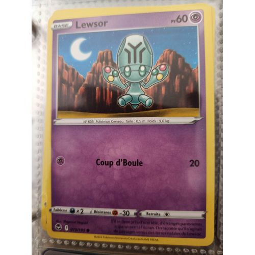 Commune - Pokemon - Tempête Argentée - Lewsor 79/195