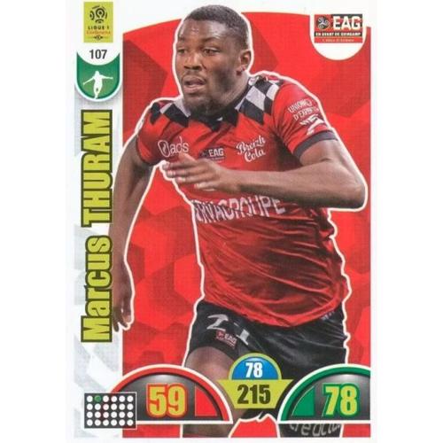 107 Marcus Thuram - En Avant De Guingamp - Panini Adrenalyn Xl Ligue 1 - 2018-2019 Carte Football