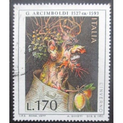 Italie N°1310 Tableau Oblitéré