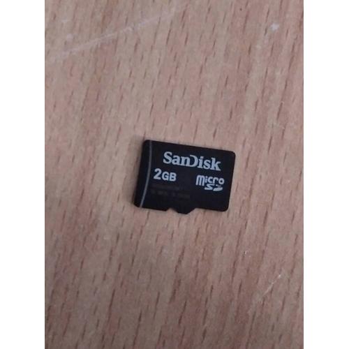 SanDisk 2 Go micro SD Carte mémoire flash