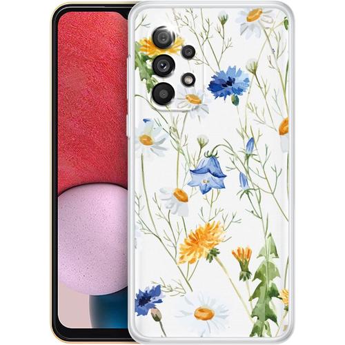 Coque Samsung Galaxy A53 5g Housse De Protection En Silicone Tpu Transparent Samsung A53 Avec Motifar Tpu Coque Etui Pour Samsung Galaxy A53 5g - Chrysanthème