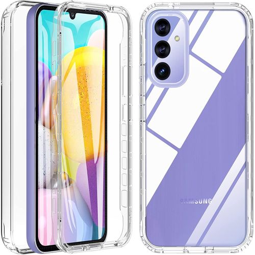 Coque Samsung A34/A34 5g, Coque Galaxy A34/A34 5g, Avec Protection D'écran 360 Degrés Antichoc Silicone Robuste Integrale Cover Case Etui Housse Pour Samsung Galaxy A34 Transparent