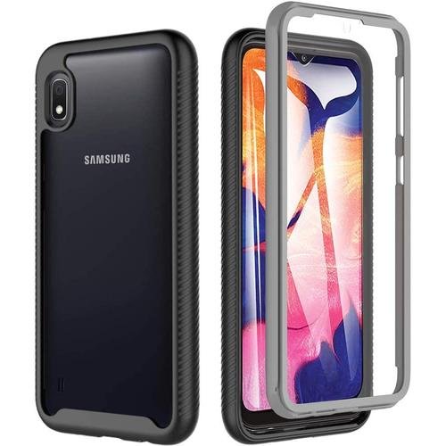 Coque Samsung A10, Coque Samsung Galaxy A10 Antichoc Transparente 360 Degrés Protection Complète Du Corps Bumper Tpu Case Avec Protection Écran Etui Housse Pour Samsung Galaxy A10