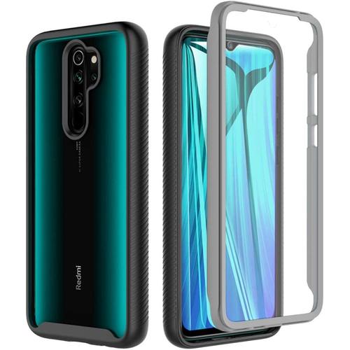 Coque Xiaomi Redmi Note 8 Pro, Coque Redmi Note 8 Pro Antichoc Transparente 360 Degrés Protection Avec Tpu Protection Écran Integrale Case Etui Housse Compatible Xiaomi Redmi Note 8 Pro