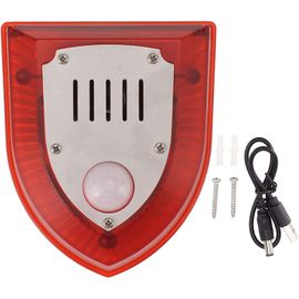 2pcs Alarme De Voiture Lumière,L'alarme Solaire De Voiture Lumi Re L Alarme Solaire Voiture Neuf Lumi Re Del Simul Des Lumi Res D Alarme Solaire Securit Warning Faux Syst Me Lampe Anti