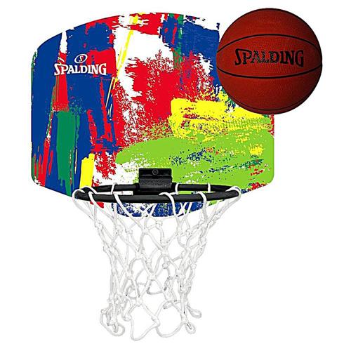 Panneau De Basket-Ball Spalding Marble Series Micro Mini Backboard Set Bleu Moyen