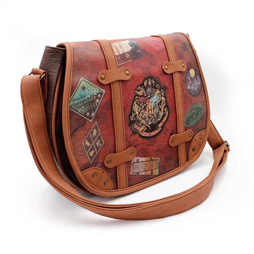 Harry Potter Railway Sac à Bandoulière Muffin Grand, Brun